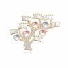 Wholesale 925 Sterling Silver Brooches With Freshwater Pearl