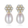 Wholesale Earrings Jewelry 925 Silver Brides Cubic Zirconia