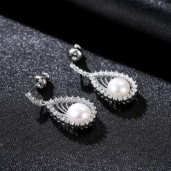 Wholesale Earrings Jewelry 925 Sterling Silver Drop Earrings 3