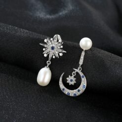 Wholesale Earrings Jewelry 925 Sterling Silver Fashion Pearl 5