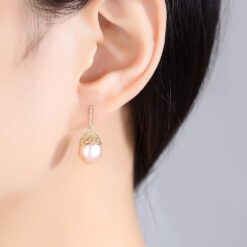 Wholesale Earrings Jewelry Charming Single Oval Fine Freshwater 2