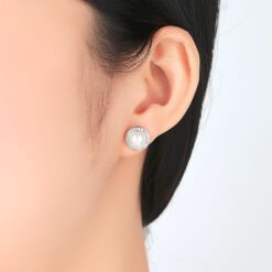 Wholesale Earrings Jewelry Classic Round Freshwater High Bright 7 2
