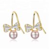 Wholesale Earrings Jewelry Custom Sterling Silver Freshwater Pearl