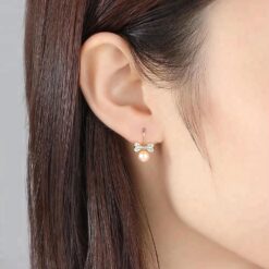 Wholesale Earrings Jewelry Custom Sterling Silver Freshwater Pearl 2