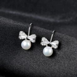 Wholesale Earrings Jewelry Custom Sterling Silver Freshwater Pearl 4