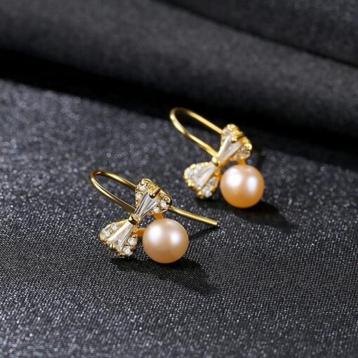Wholesale Earrings Jewelry Custom Sterling Silver Freshwater Pearl 5