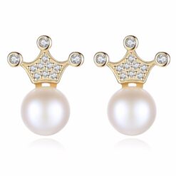 Wholesale Earrings Jewelry Cute Charming S925 Crown Shape