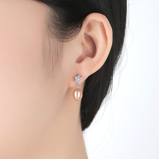 Wholesale Earrings Jewelry Factory Wholesale 8 9mm White Color 1