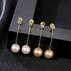 Wholesale Earrings Jewelry Fancy Half Round Ball Shaped 2
