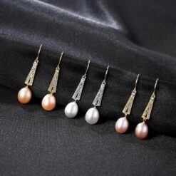 Wholesale Earrings Jewelry Geometric 925 Sterling Silver Drop 3