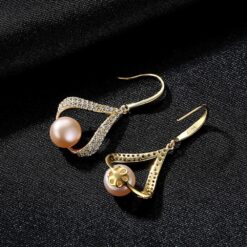 Wholesale Earrings Jewelry Geometric Design S925 Silver Jewelry 3