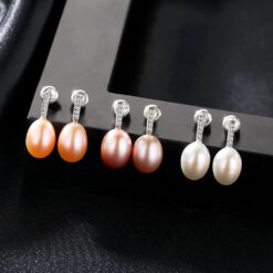 Wholesale Earrings Jewelry High Luster Natural Freshwater Pearl 4
