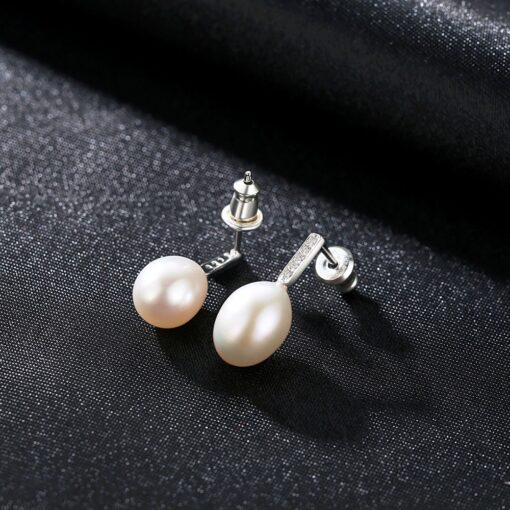 Wholesale Earrings Jewelry High Luster Natural Freshwater Pearl 5