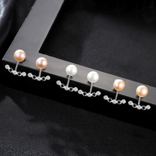Wholesale Earrings Jewelry High Quality Freshwater Pearl Stud 3