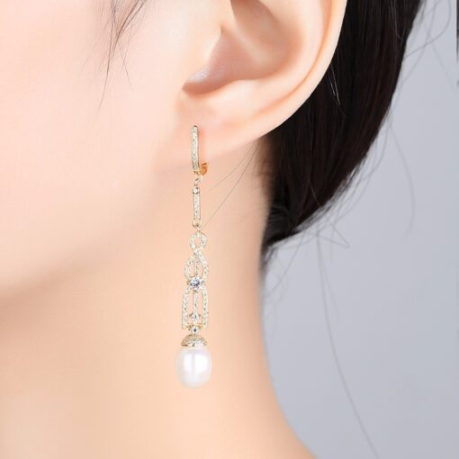 Wholesale Earrings Jewelry Korea Silvery Long 2