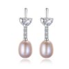 Wholesale Earrings Jewelry Long Pendant Freshwater Pearl Drop