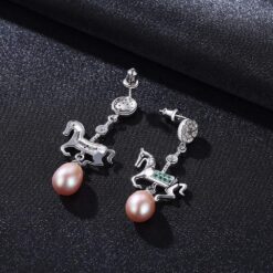 Wholesale Earrings Jewelry Lovely Horse Shape Long 3