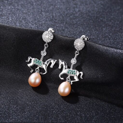 Wholesale Earrings Jewelry Lovely Horse Shape Long 4