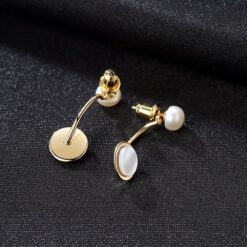 Wholesale Earrings Jewelry Lovely Korea Style White Circle 5