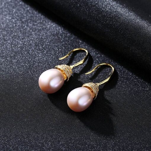 Wholesale Earrings Jewelry Luxury 18K Gold Color 925 Sterling 4