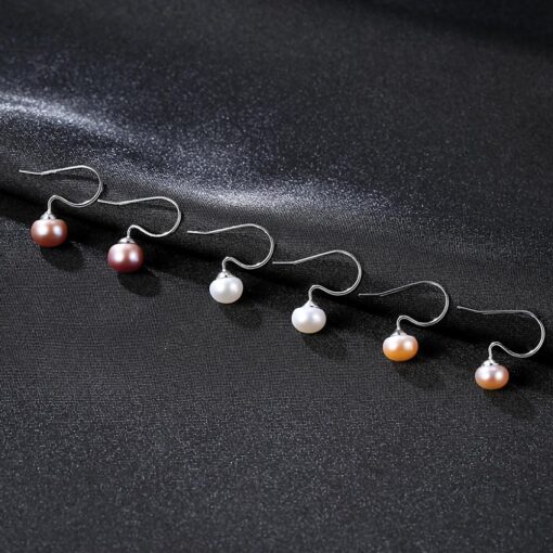 Wholesale Earrings Jewelry Minimalist 925 Silver Drop Earrings 2