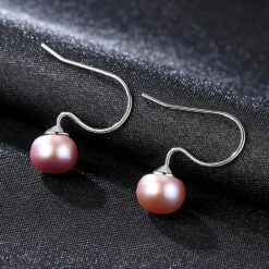 Wholesale Earrings Jewelry Minimalist 925 Silver Drop Earrings 4