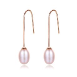 Wholesale Earrings Jewelry Minimalist Freshwater Cultured Pearl Drop