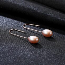Wholesale Earrings Jewelry Minimalist Freshwater Cultured Pearl Drop 5