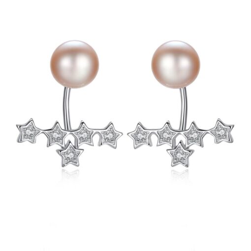 Wholesale Earrings Jewelry Natural Freshwater Pearl 925 Silver 1
