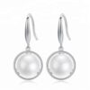 Wholesale Earrings Jewelry Natural Freshwater Pearl Earrings 925
