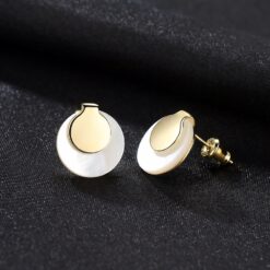 Wholesale Earrings Jewelry New Arrivals Circle Natural Mother 3