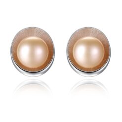 Wholesale Earrings Jewelry Shell Shape Freshwater Pearl Stud