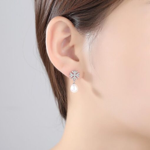 Wholesale Earrings Jewelry Sterling Silver 925 Drop Earrings 3