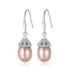Wholesale Earrings Jewelry Sterling Silver Tahitian Freshwater Pearl