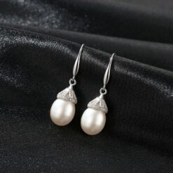 Wholesale Earrings Jewelry Sterling Silver Tahitian Freshwater Pearl 5