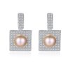 Wholesale Earrings Jewelry Tiny Cubic Zirconia Paved Natural