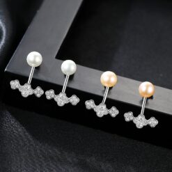 Wholesale Earrings Jewelry Wedding Jewellery Silver Tone 925 3