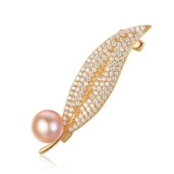 Wholesale Elegant Gold Color Plated Tiny Brooch