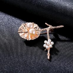 Wholesale Exquisite Sterling Silver Rose Gold Brooches 4