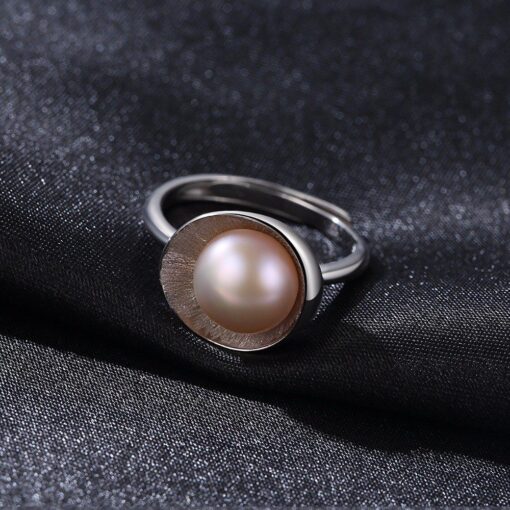 Wholesale Fashion Natural Pearl Engagement Rings 3
