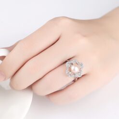 Wholesale Luxury Wedding Ring Flower Shape 1