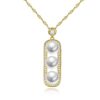Wholesale Necklaces 925 Sterling Silver 3 Pearls
