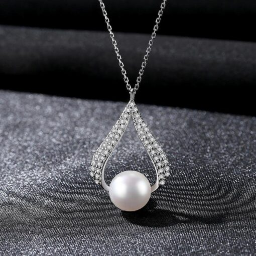 Wholesale Necklaces 925 Sterling Silver Pearl Jewelry 3