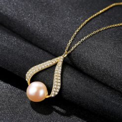 Wholesale Necklaces 925 Sterling Silver Pearl Jewelry 4