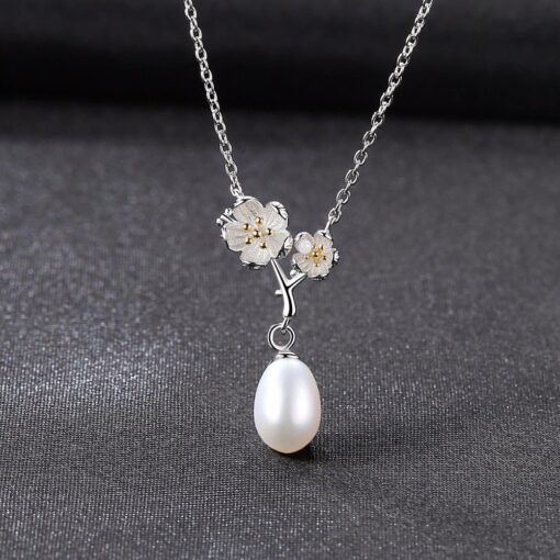 Wholesale Necklaces Charm Lovely S925 Silver Yellow 4