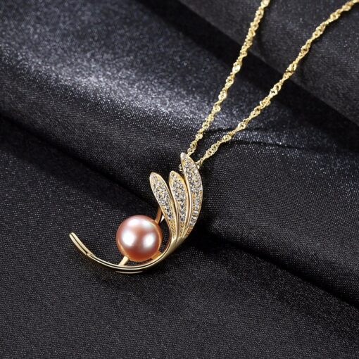 Wholesale Necklaces Charm Sterling Silver Feather 4