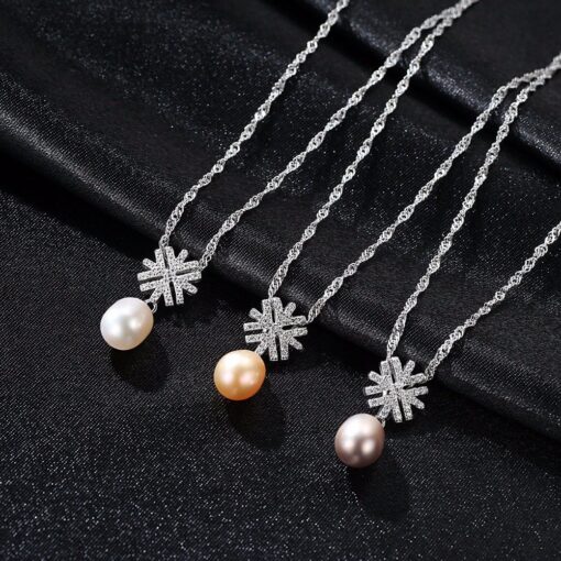 Wholesale Necklaces Exquisite Freshwater Pearl 925 Sterling 3