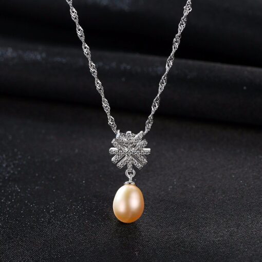 Wholesale Necklaces Exquisite Freshwater Pearl 925 Sterling 4