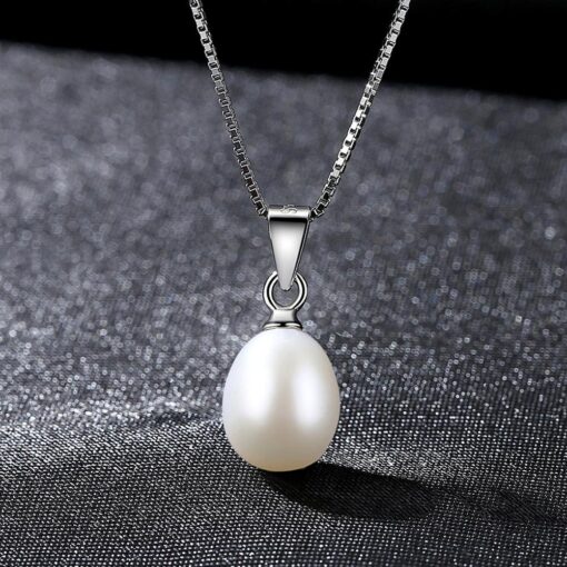Wholesale Necklaces Fashion Newest Silver Natural Pearl 4