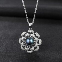 Wholesale Necklaces Flower Design Freshwater Cultured Pearl 3